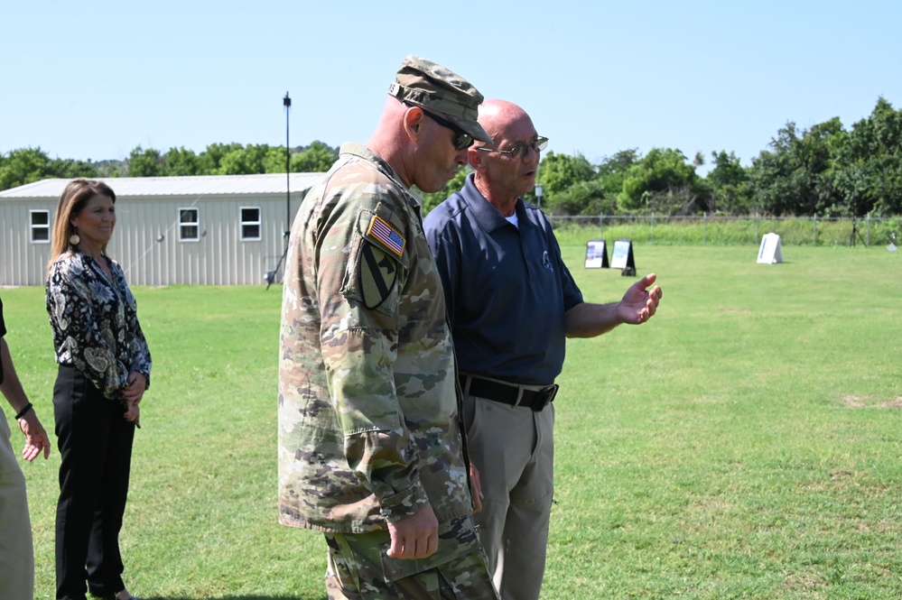 Maj. Gen. Winston P. Brooks, commanding general, U.S. Army Fires Center of Excellence and Fort Sill, Fort Sill, Oklahoma.