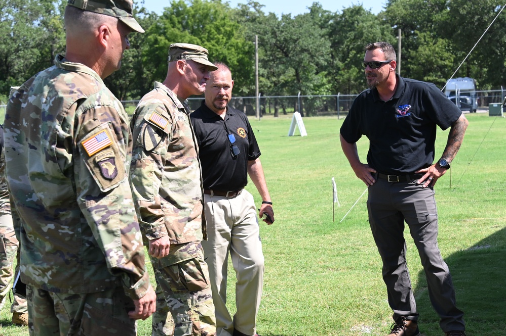 Maj. Gen. Winston P. Brooks, commanding general, U.S. Army Fires Center of Excellence and Fort Sill, Fort Sill, Oklahoma.