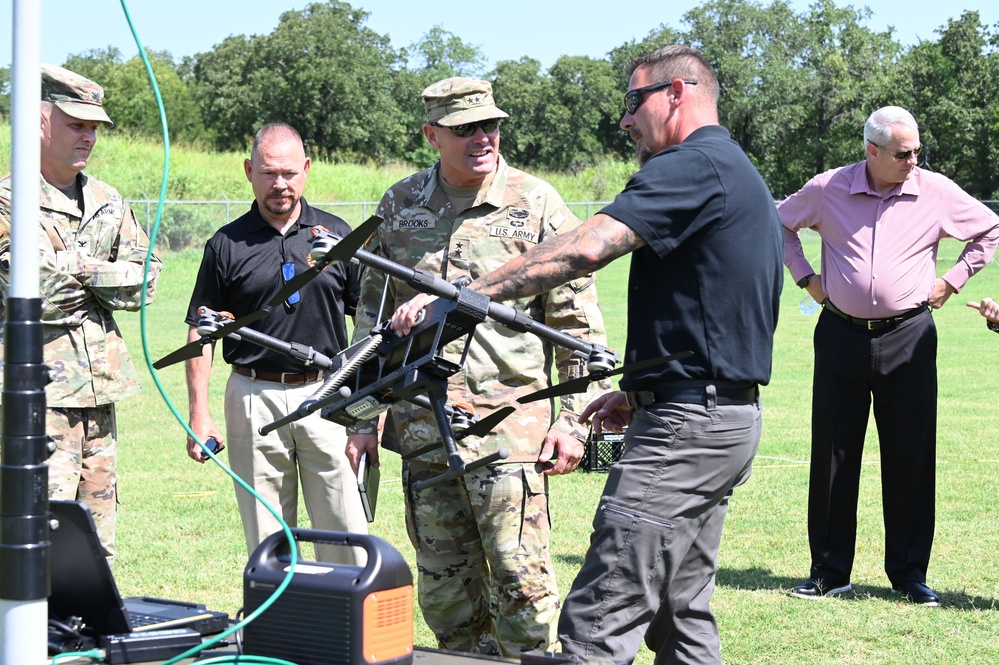 Maj. Gen. Winston P. Brooks, commanding general, U.S. Army Fires Center of Excellence and Fort Sill, Fort Sill, Oklahoma.