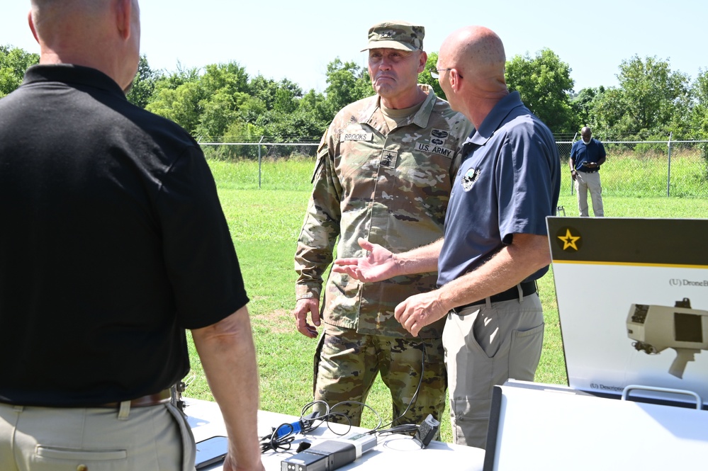 Maj. Gen. Winston P. Brooks, commanding general, U.S. Army Fires Center of Excellence and Fort Sill, Fort Sill, Oklahoma.