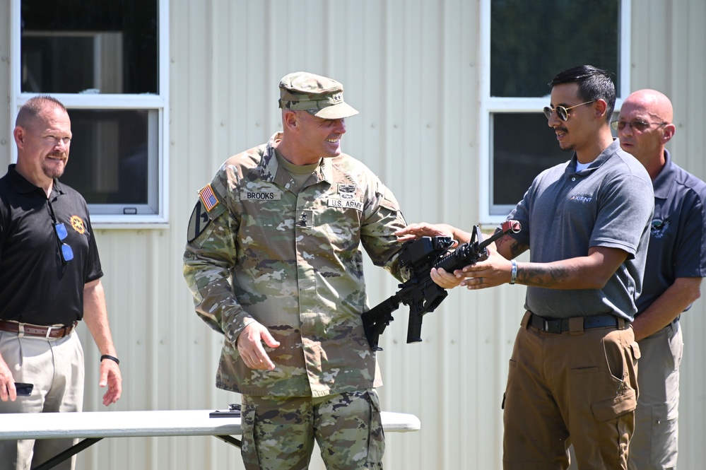 Maj. Gen. Winston P. Brooks, commanding general, U.S. Army Fires Center of Excellence and Fort Sill, Fort Sill, Oklahoma.