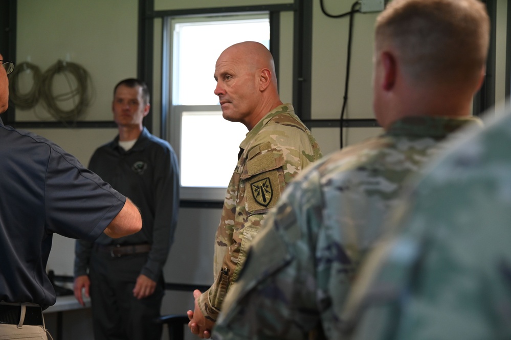 Maj. Gen. Winston P. Brooks, commanding general, U.S. Army Fires Center of Excellence and Fort Sill, Fort Sill, Oklahoma.