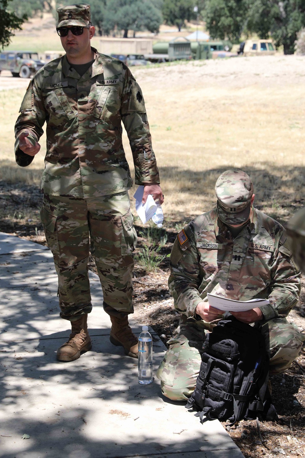 Army Reserve Public Affairs cover CSTX training at Ft. Hunter Liggett