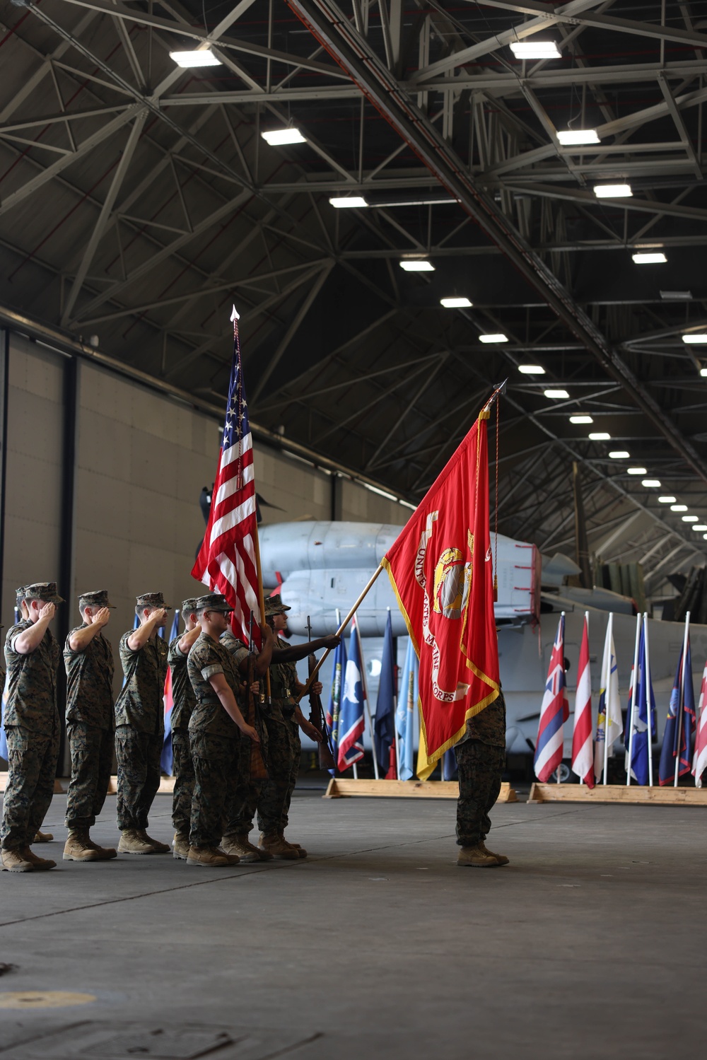 MAG-49 Detachment D Change of Command Ceremony at MCAS New River