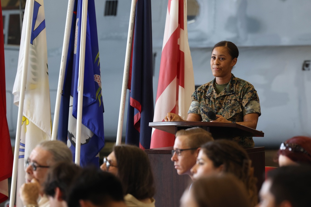 MAG-49 Detachment D Change of Command Ceremony at MCAS New River