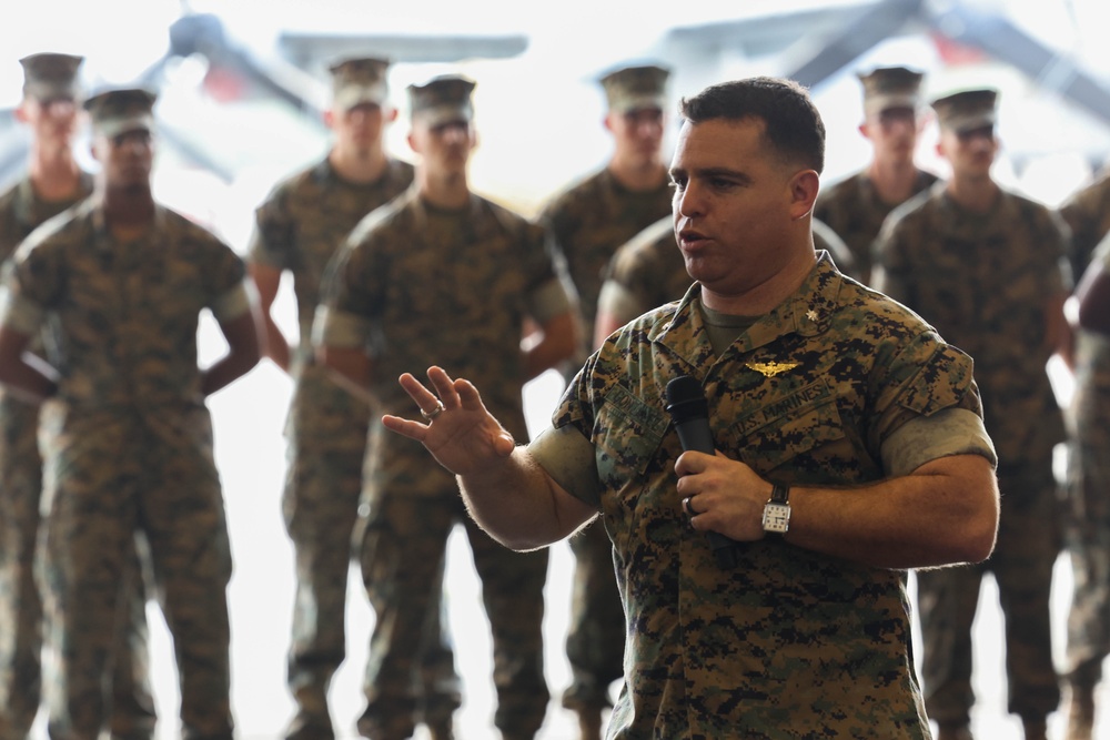 MAG-49 Detachment D Change of Command Ceremony at MCAS New River