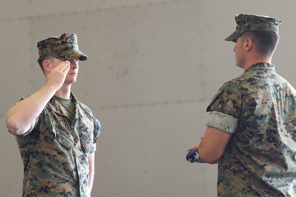 MAG-49 Detachment D Change of Command Ceremony at MCAS New River