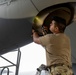 901 SOAMXS airmen carry out routine maintenance on MC-130J