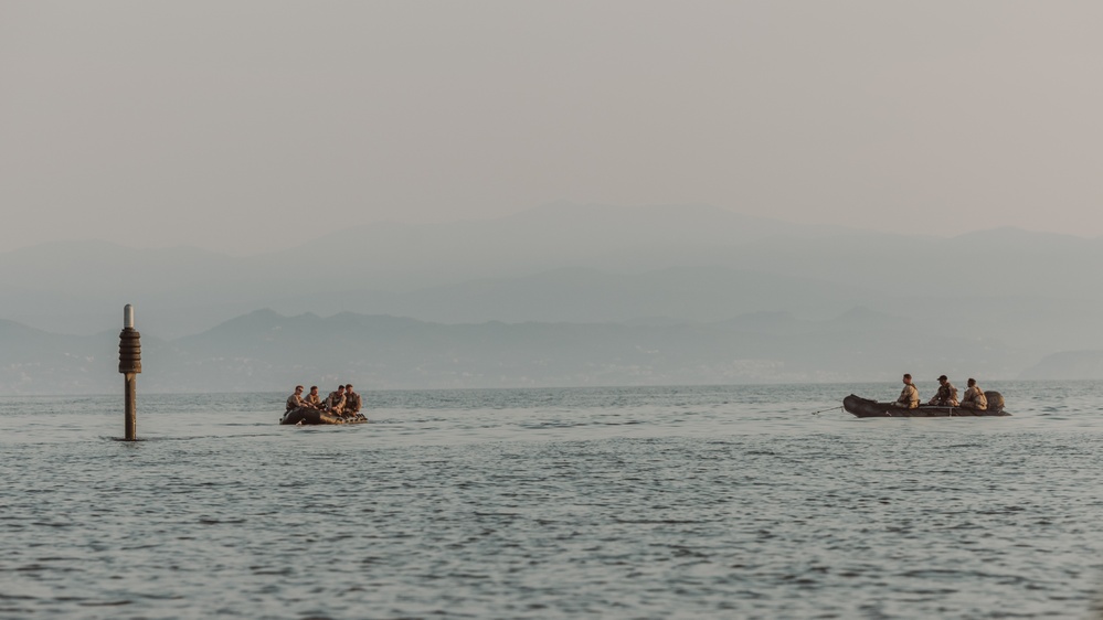 2d Recon Conducts Training with the USS Florida