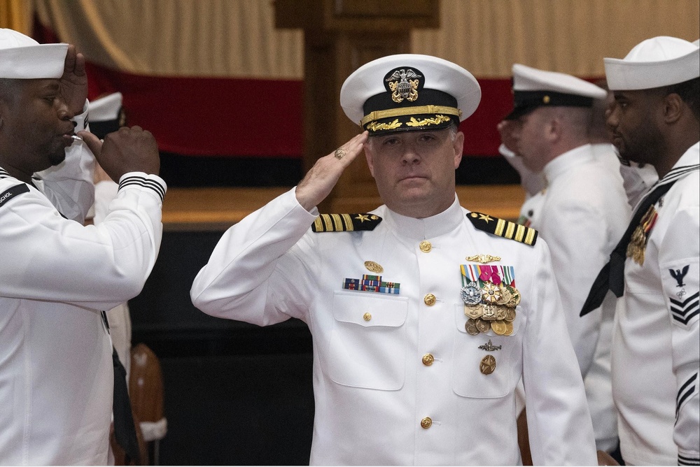 U.S. Naval Submarine School Change of Command Ceremony