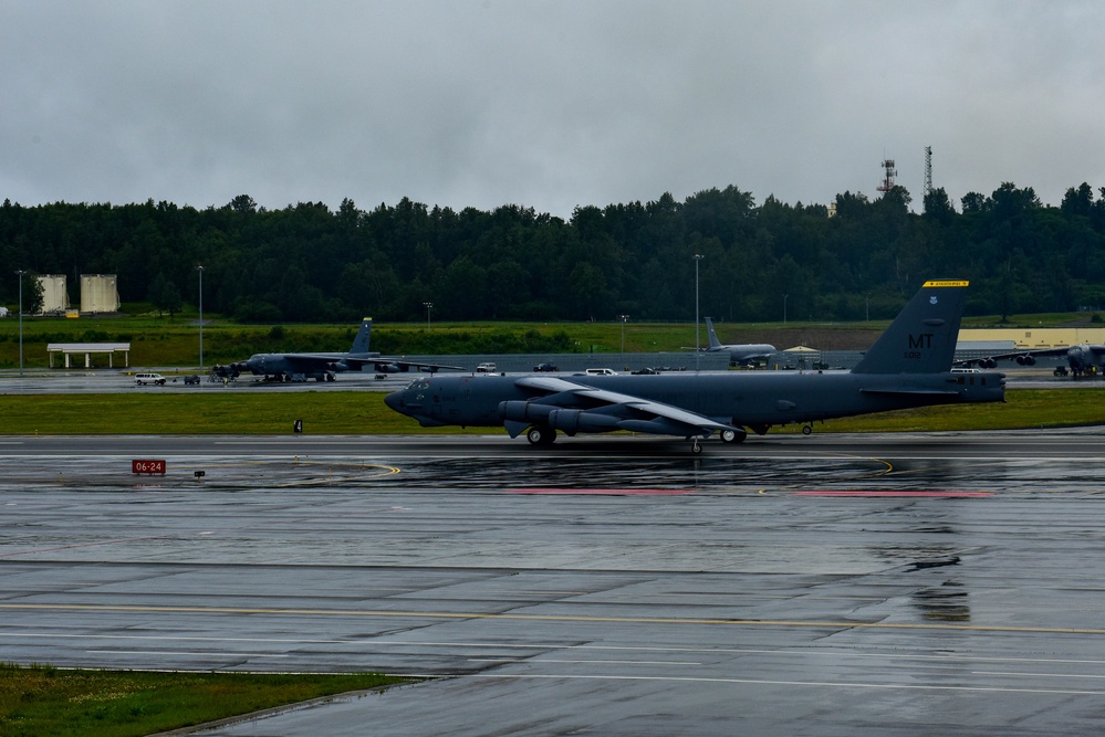 B-52s in JBER: Takeoff