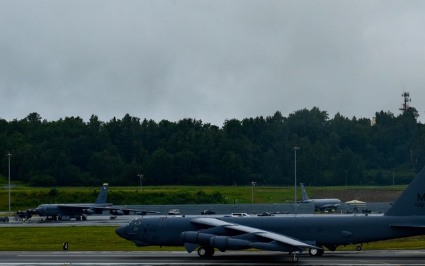 B-52s in JBER: Takeoff