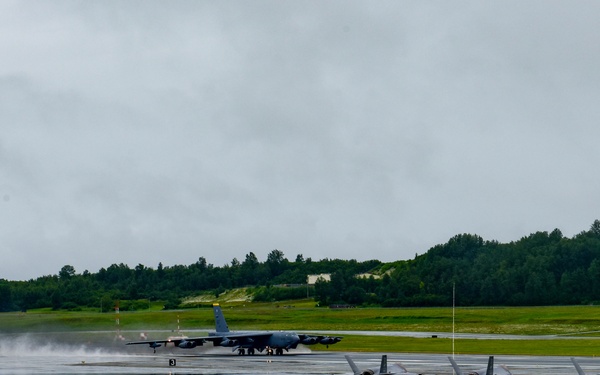 B-52s in JBER: Takeoff