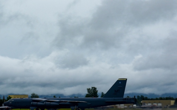 B-52s in JBER: Takeoff