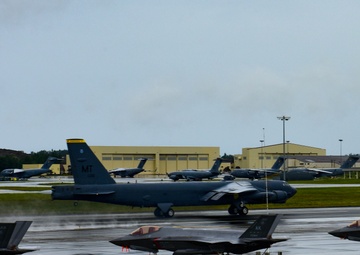 B-52s in JBER: Takeoff