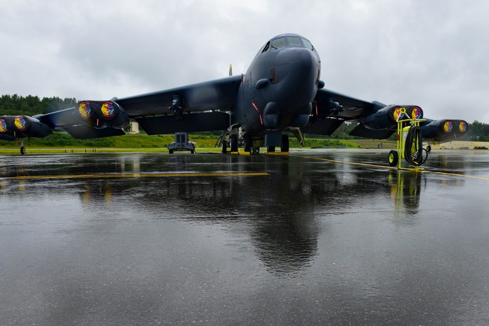 B-52s in JBER: Takeoff