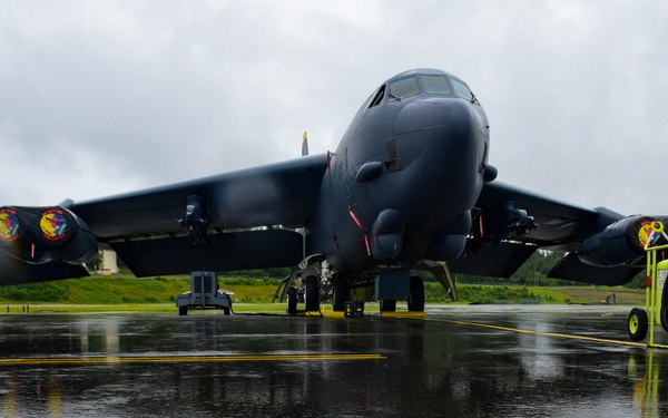 B-52s in JBER: Takeoff