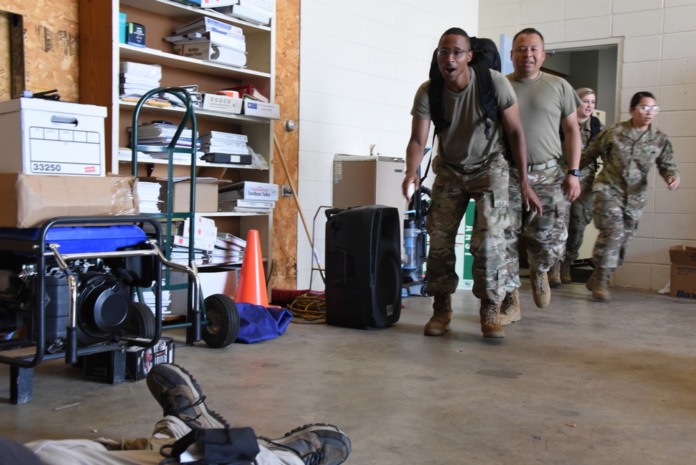 Airmen train in Tactical Combat Casualty Care event