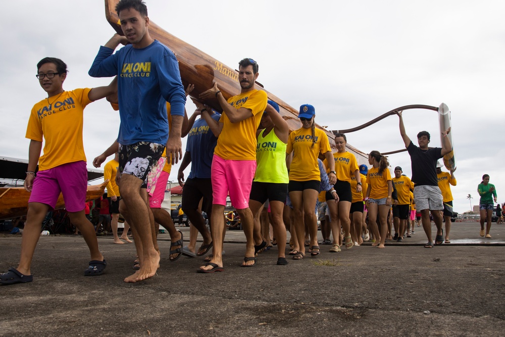 MCBH Hosts 2023 John D. Kaupiko Canoe Regatta