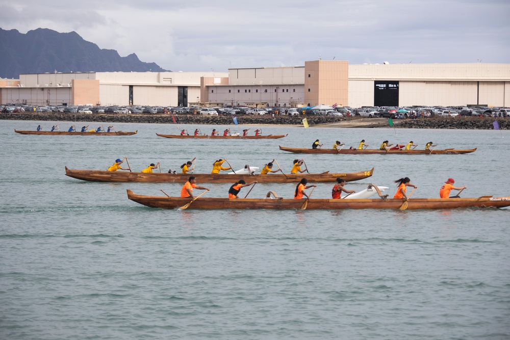 MCBH Hosts 2023 John D. Kaupiko Canoe Regatta