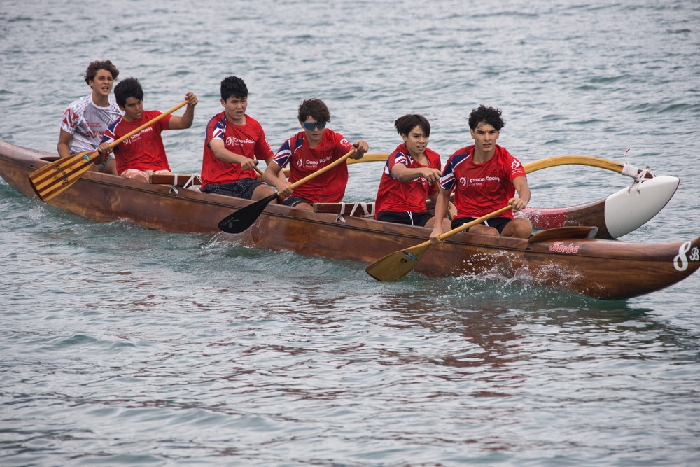 MCBH Hosts 2023 John D. Kaupiko Canoe Regatta