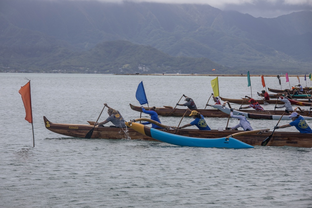 MCBH Hosts 2023 John D. Kaupiko Canoe Regatta