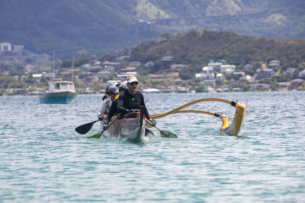 MCBH Hosts 2023 John D. Kaupiko Canoe Regatta