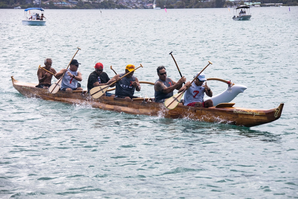 MCBH Hosts 2023 John D. Kaupiko Canoe Regatta