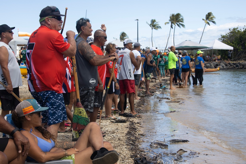 MCBH Hosts 2023 John D. Kaupiko Canoe Regatta