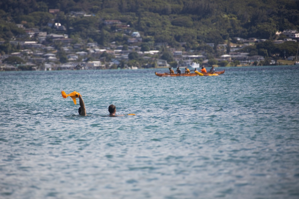 MCBH Hosts 2023 John D. Kaupiko Canoe Regatta