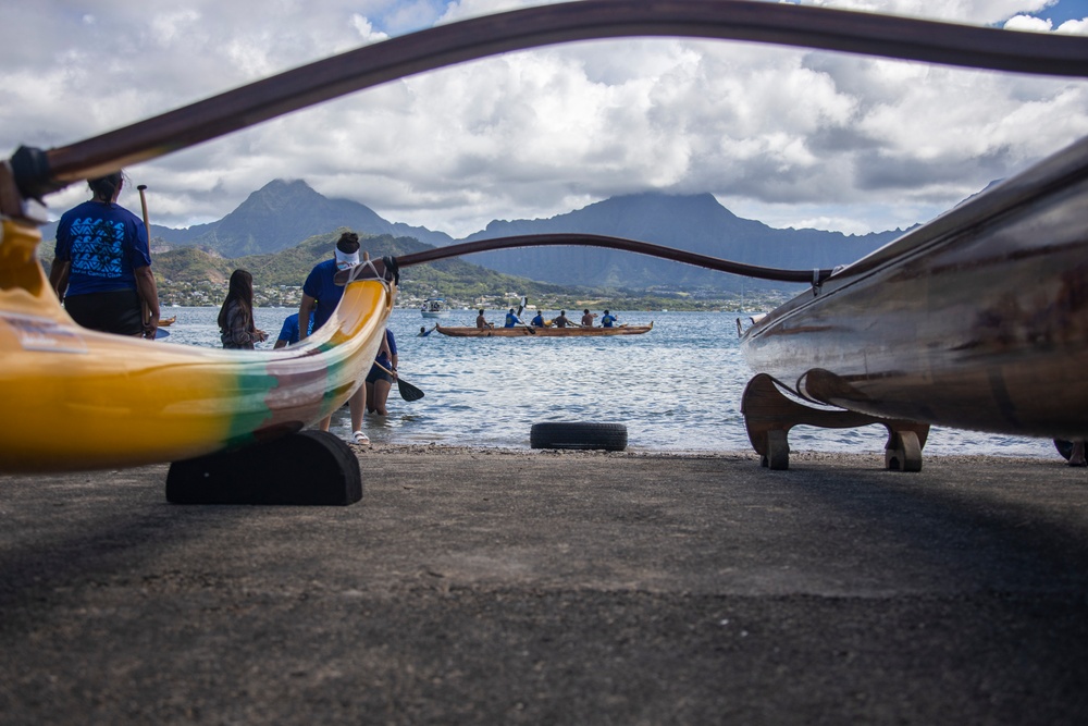 MCBH Hosts 2023 John D. Kaupiko Canoe Regatta