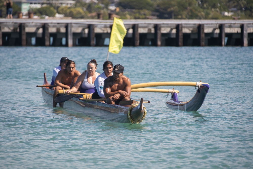 MCBH Hosts 2023 John D. Kaupiko Canoe Regatta