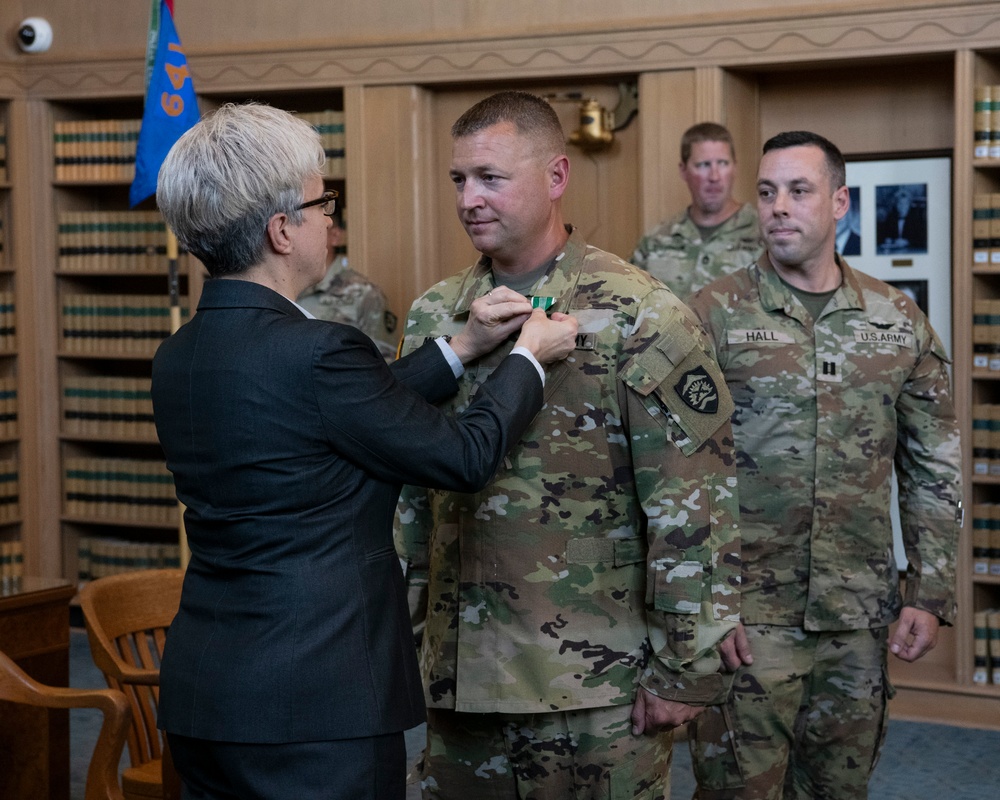 Governor Kotek host mobilization ceremony for Oregon National Guard Soldiers deploying to Africa