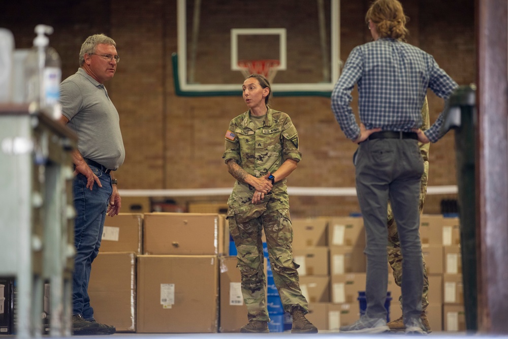 Vermont Army National Guard Deliver Donations