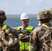 U.S. Army tanks arrive at the Port of Gladstone