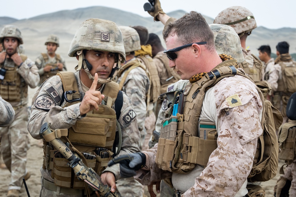 U.S. and Peruvian Marines Final Exercise During Resolute Sentinel 23