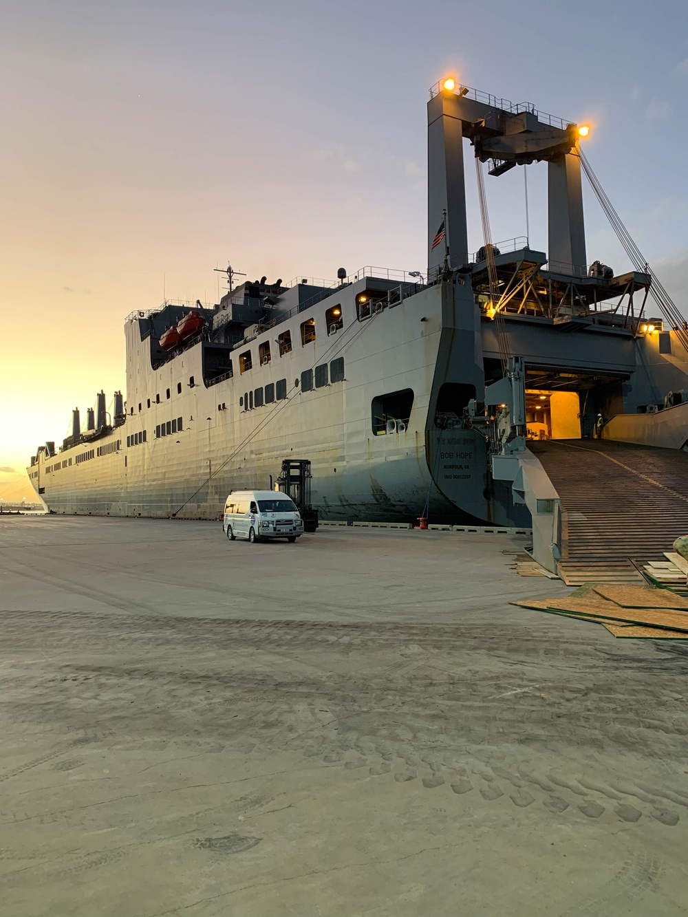 U.S. Army Equipment Arrives at Port of Gladstone, Australia