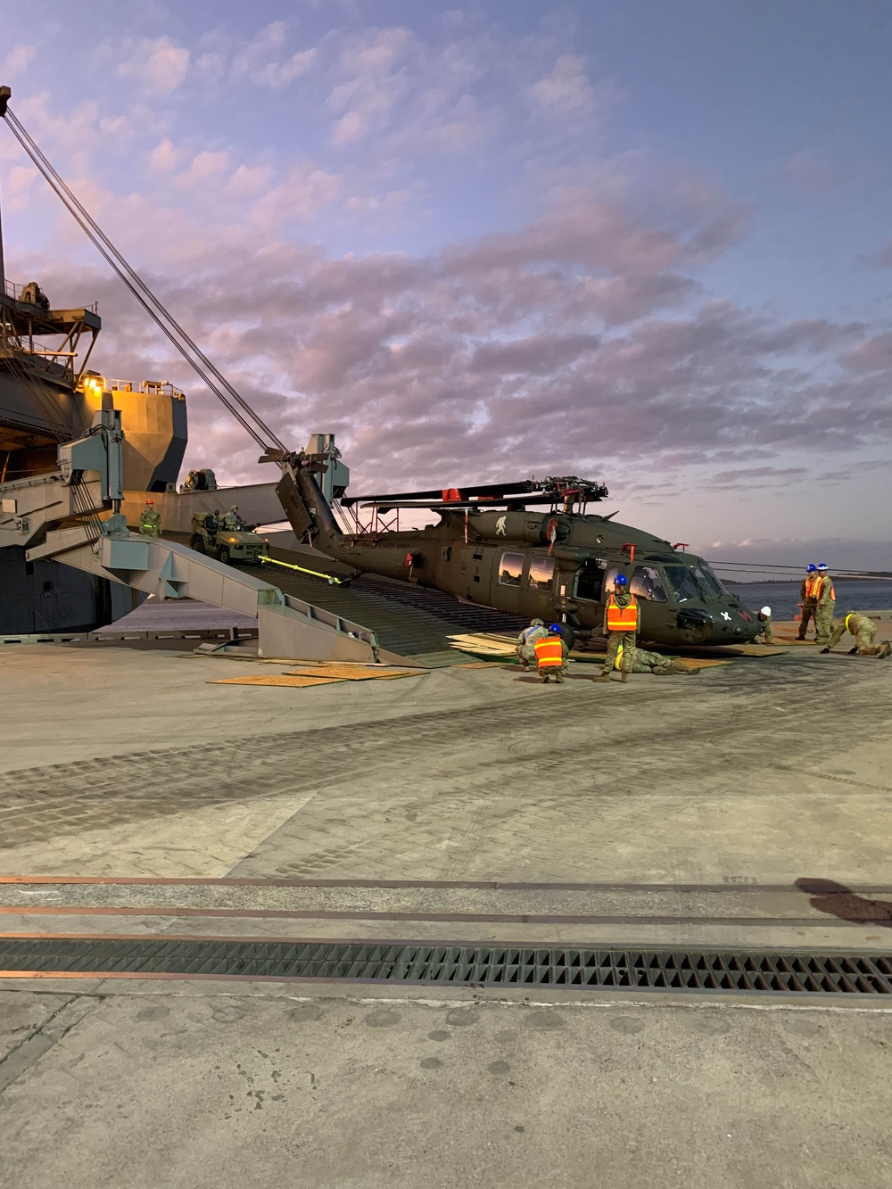 U.S. Army Equipment Arrives at Port of Gladstone, Australia