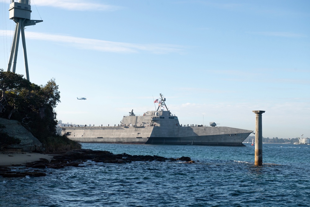 USS Canberra Commissioning in Sydney Australia