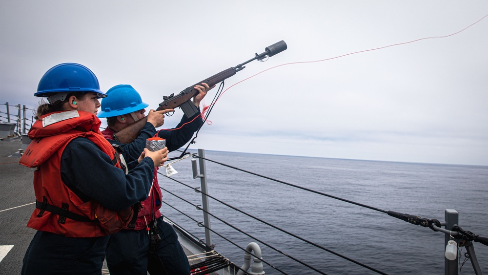 USS Sterett Replenishment-at-Sea