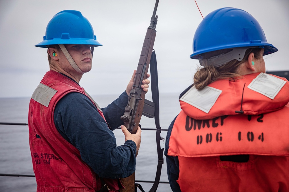 USS Sterett Replenishment-at-Sea