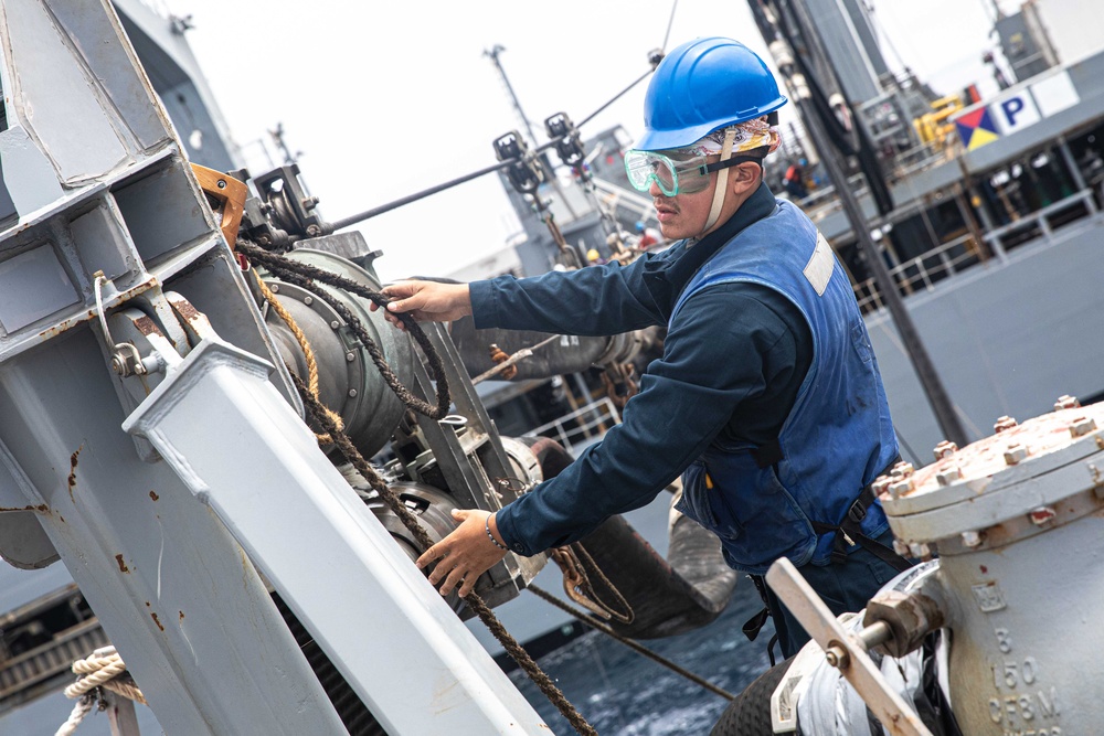 USS Sterett Replenishment-at-Sea