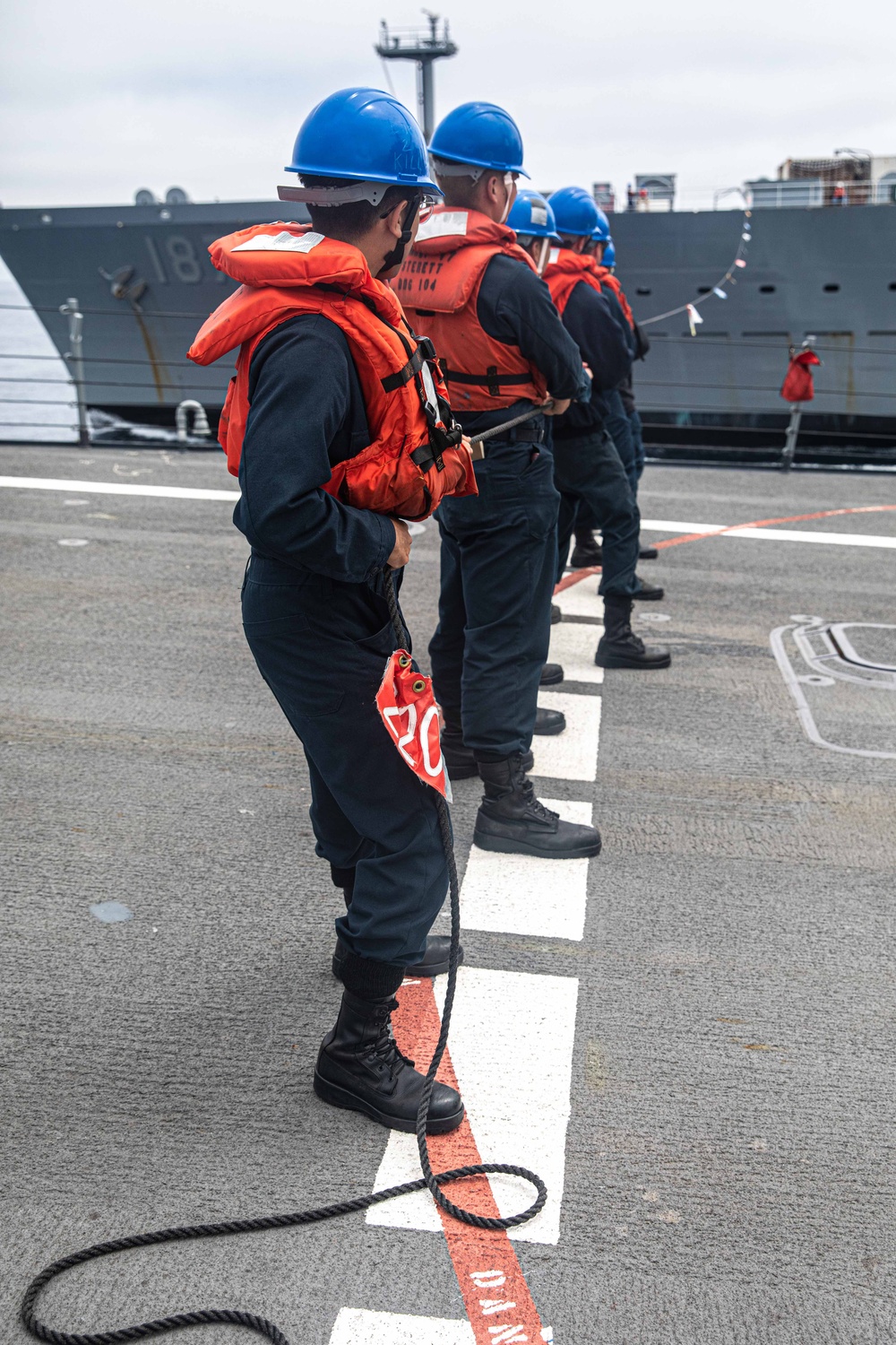 USS Sterett Replenishment-at-Sea