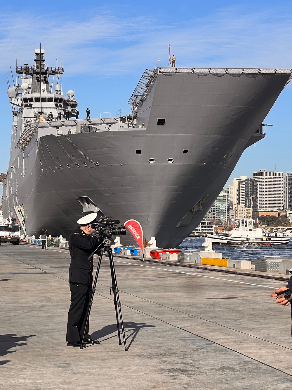 USS Canberra Arrives Sydney for Commissioning