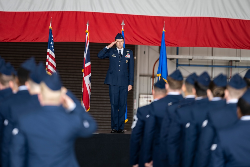 100th ARW Change of Command ceremony