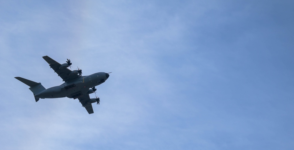 NATO Interfly and joint airborne training takes place at Ramstein AB
