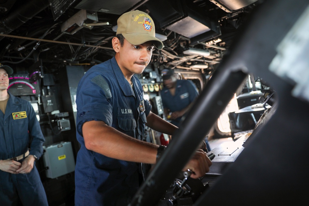USS Paul Ignatius Torpedo Avoidance Drill