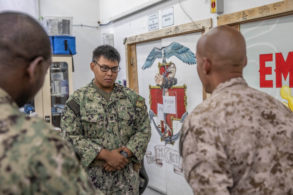 CENTCOM Senior Enlisted Leader Visits Erbil Air Base