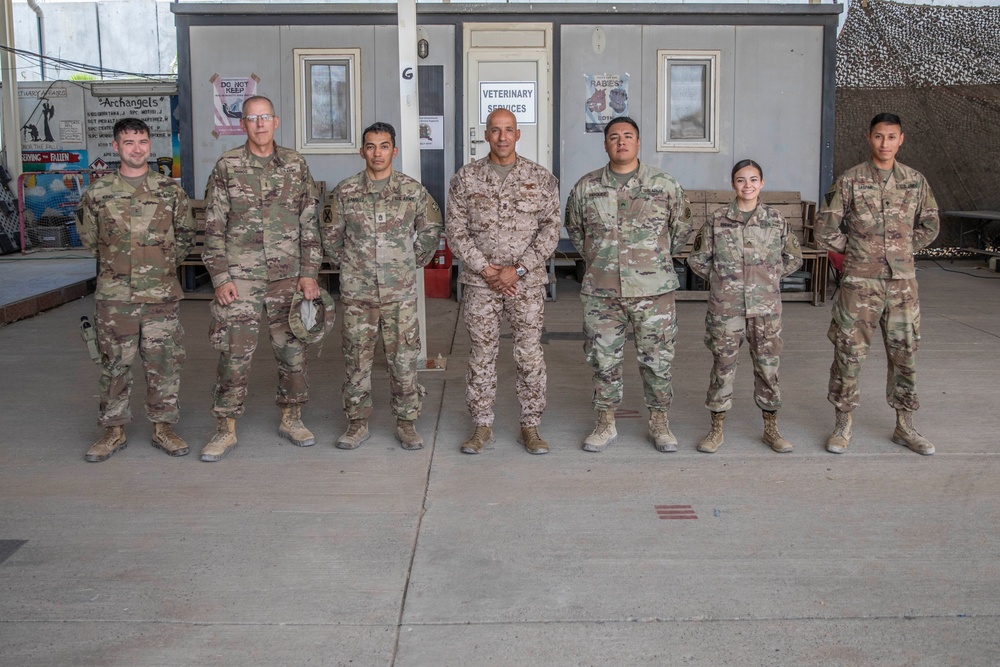 CENTCOM Senior Enlisted Leader Visits Erbil Air Base