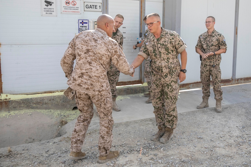 CENTCOM Senior Enlisted Leader Visits Erbil Air Base